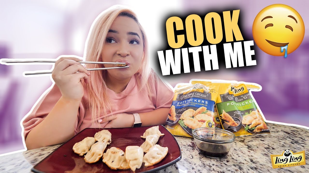 Cook With Me Ling Ling Potsticker Dumplings Youtube