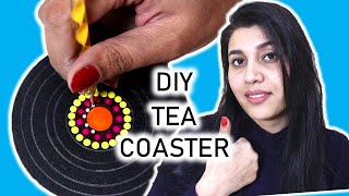 I Made Easiest Tea Coaster set II Dot Mandala II Creative Diaries