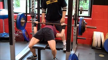 Elitefts.com: Reverse elitefts™ Premium Resistance Band bench press