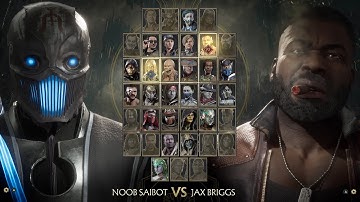 Mortal Kombat 11 - noob saibot vs jax - hard
