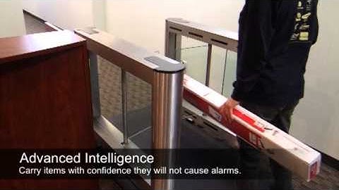 Glassgate 150 - Intelligent Optical Turnstile