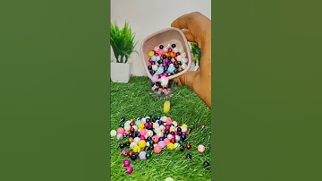 Satisfying Reverse Beads ASMR || Colouring Balls Reverse Video #satisfying #asmr #reverse