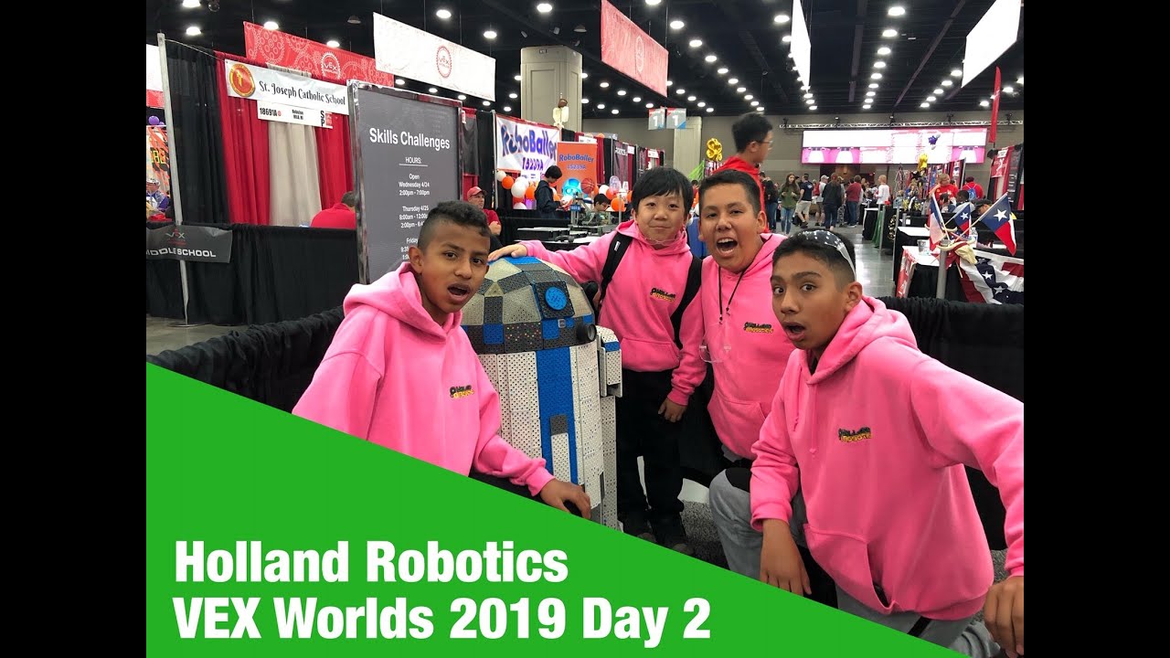 baldwin brothers Holland Robotics Day#2 VEX World Championships 2019 Louisville Kentucky