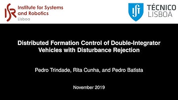 Distributed Formation Control of Double-Integrator Vehicles with Disturbance Rejection