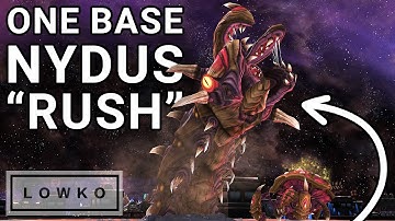 StarCraft 2: STRANGE STRATEGIES - One Base Nydus RUSH?!