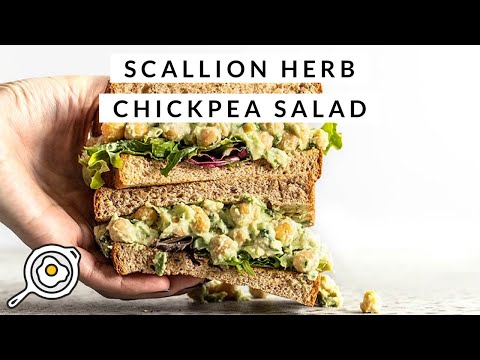 Scallion Herb Chickpea Salad