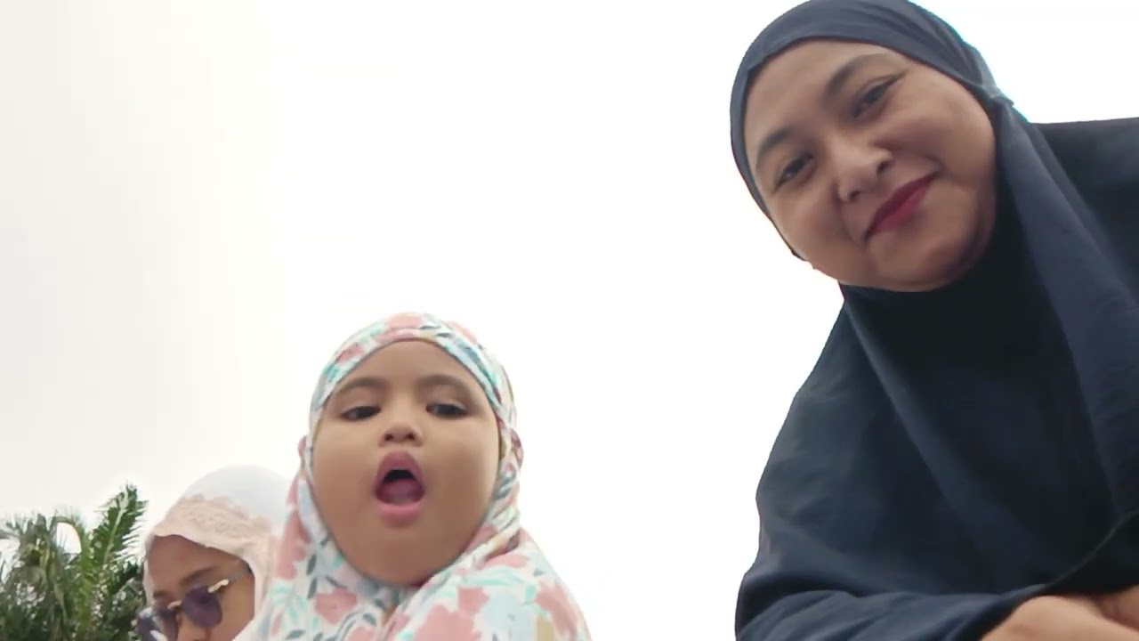 Suasana pagi di desa berangkat sholat Idul Fitri🥰