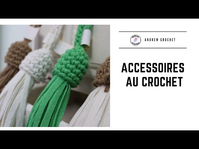 Idées D'ACCESSOIRES AU CROCHET 