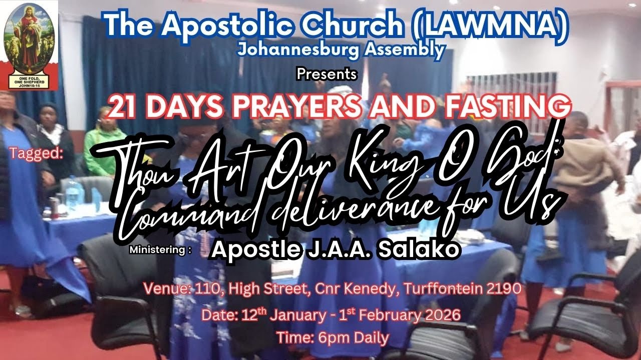 TACLSA Johanessburg Assembly 21 Days Prayer 