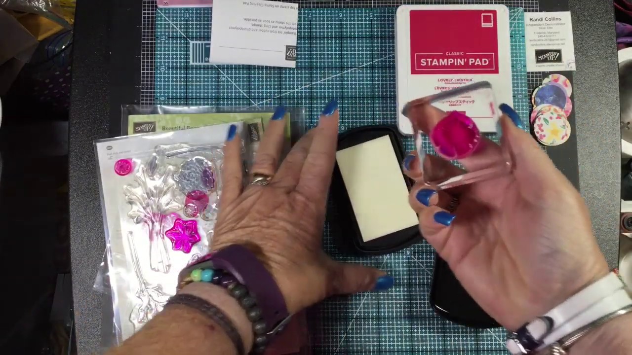 5 Minute Friday New Stampin' Up! Stamp Cleaning Pad YouTube