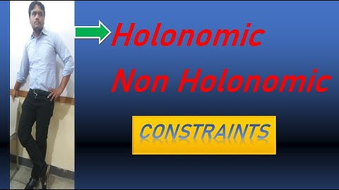 ||Analytical Dynamics|| What are the Constraints  in English.