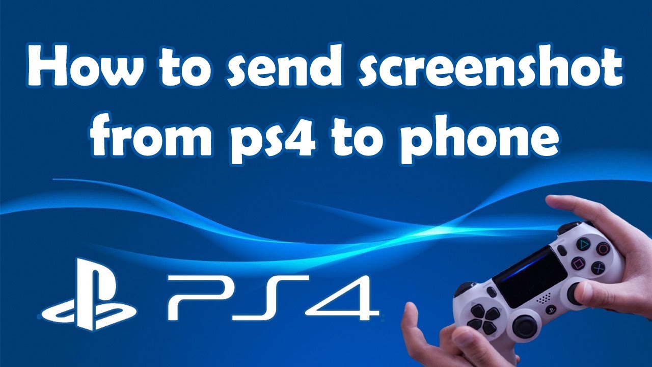 How to send screenshot from PS4 to phone - YouTube