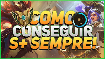 O que é preciso para tirar S no LoL?