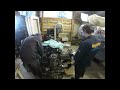 Bmw F01 N57 disassembly part 006, engine on stand