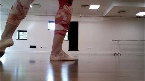 Silver Swan Ballet - Pas de bourree - basic for complete beginner