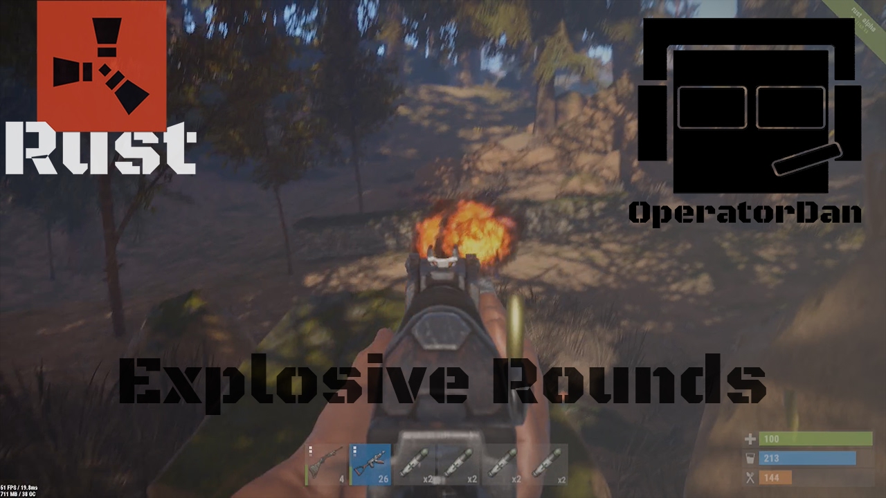 Rust - Explosive Rounds - YouTube