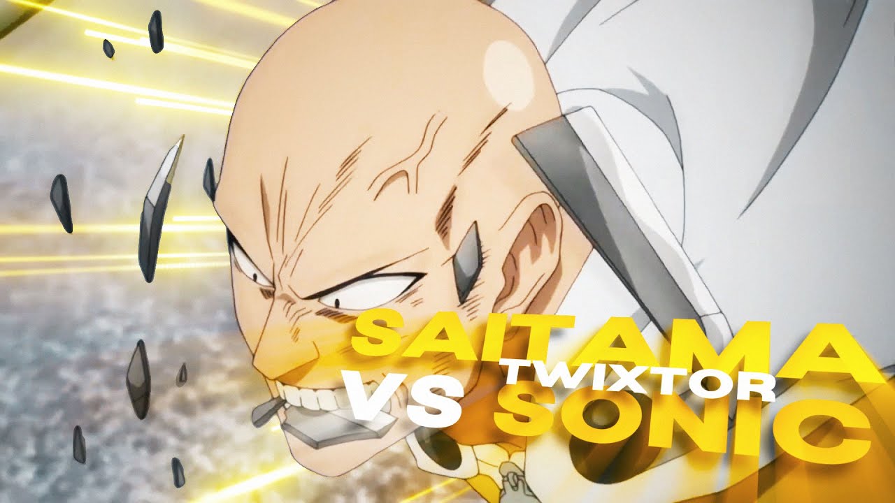Saitama Breaks Sword Twixtor Saitama Vs Sonic Twixtor 4K YouTube
