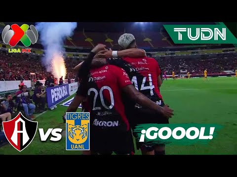 ¡GOLAZO ROJINEGRO! Zapata saca una RAYA | Atlas 1-0 Tigres | AP2023-J8 | Liga Mx | TUDN