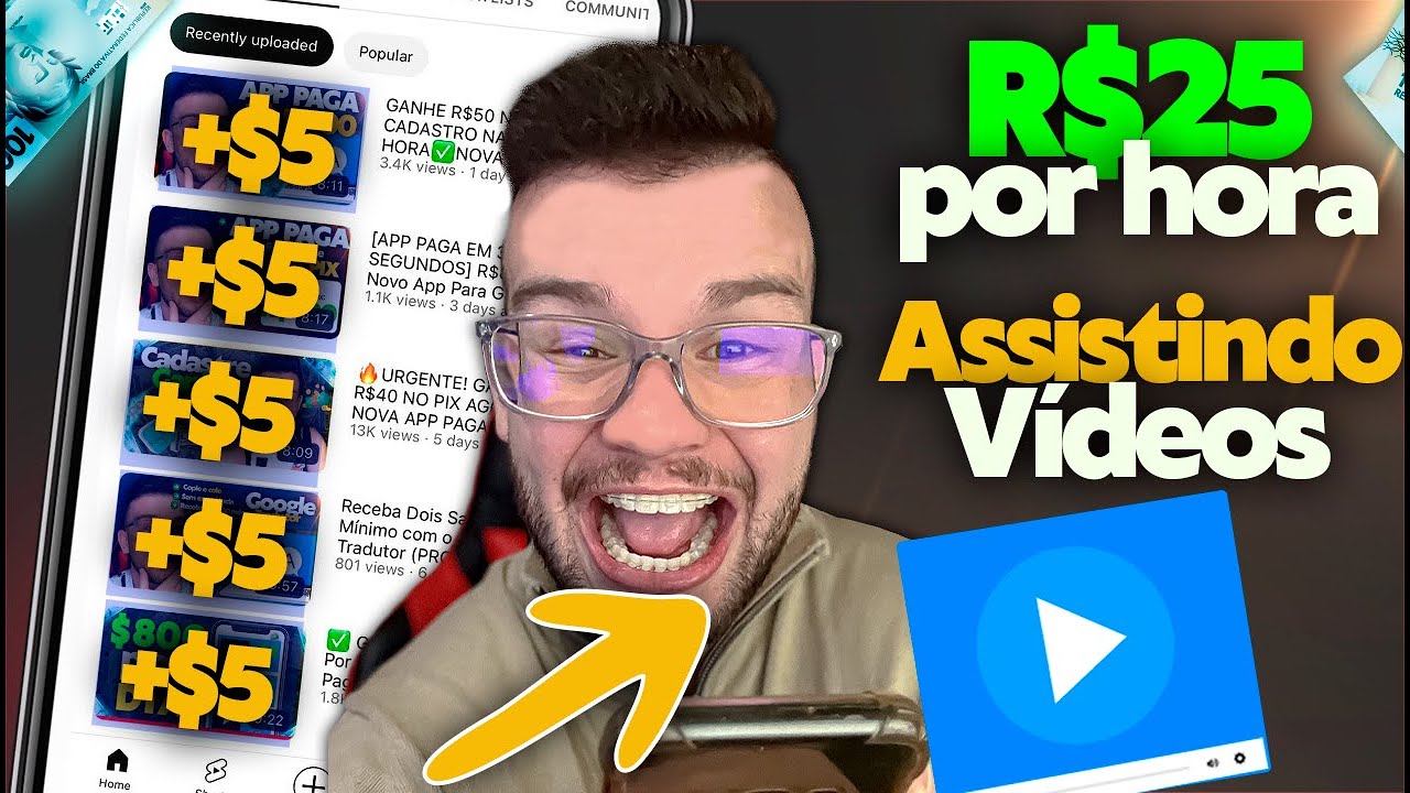 NOVO APP PARA GANHAR DINHEIRO No PIX Assistindo V deos 2023 SAQUE R novo-app-para-ganhar-dinheiro-no-pix-assistindo-v-deos-2023-saque-r