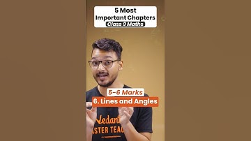 5 Most Important Chapters Class 9 Maths | Class 9 Maths Study Tips #studytips #class9maths