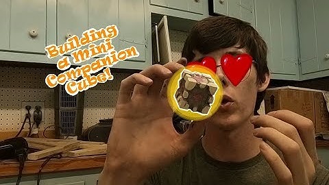 Mini Companion Cube! One Day Build