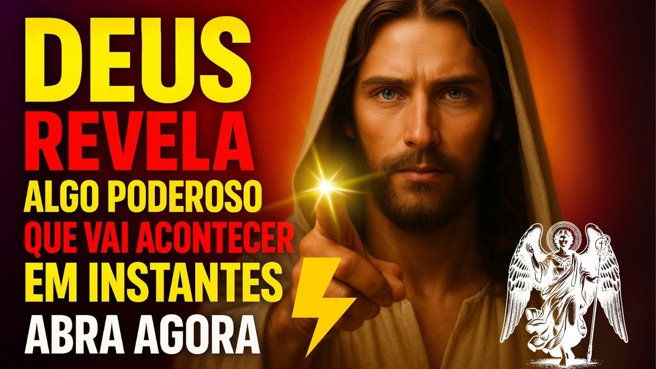 DEUS DIZ QUE É URGENTE: JÁ FAZ 5 MINUTOS! JESUS IMPLORA, NÃO REJEITE SEU MILAGRE HOJE!