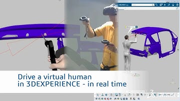 Drive a Virtual Human in real-time - 3DEXPERIENCE