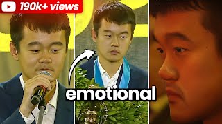 DING LIREN gets emotionalduring CLOSING CEREMONY | WORLD CHESS CHAMPION  2023 WINNER Chessbase India