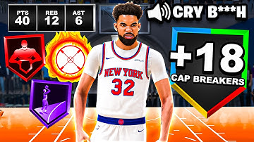 “KAT” KARL-ANTHONY TOWNS BUILD is UNSTOPPABLE in RANDOM REC on NBA2K25