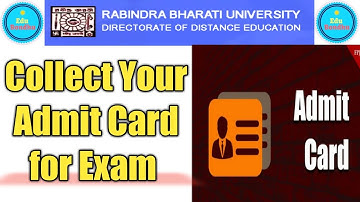 RBU DDE Admit Card Distribution Started || Collect Your Admit Card 🔥 🔥 🔥