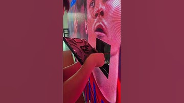how quickly can we install led module?  #ledscreen #leddisplay #shorts #ledmodule #linsnled