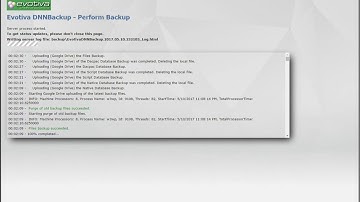 DNNBackup   Creating an Off Site backup to Google Drive
