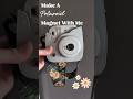 Did you know you can make a Polaroid magnet out of clay? #diy #airdryclay #handmade