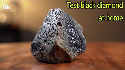 how to test black diamonds at home carbonado meteorite