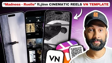 Edit like "ft.jiinn" in a Click | VN Reels Template QR Code!