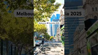 Melbourne Australia 2025, Elizabeth Street #drivingtour #beautifulcity #cityview