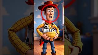 Why does Woody suddenly have a belly in Toy Story 5 #shorts #toystory