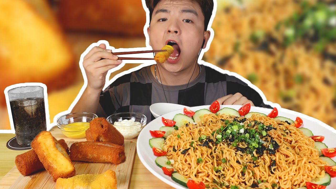 SUB)Mukbang/Round set meal/eating with George/ASMR Eating/EATING SOUNDS ...