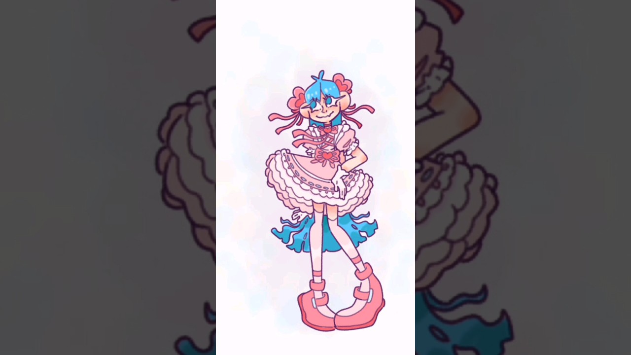 Drawing animal crossing characters as humans: Gayle 