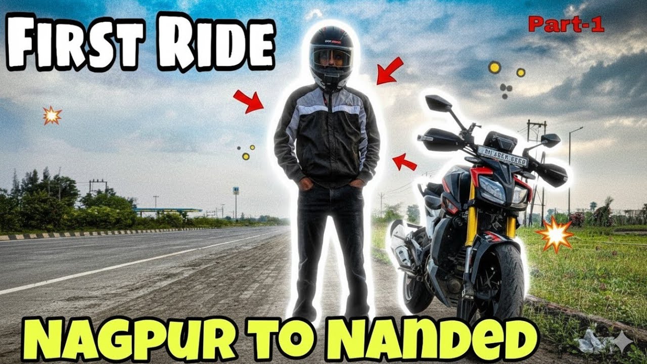 Apachi rtr 310  Frist Ride (Nagpur to Nanded) Highway ride  #2025#rtr310#viral