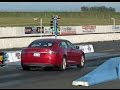 Tesla S, P85D at Drag Strip.