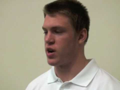 Kyle Rudolph talks about meeting Brian Kelly