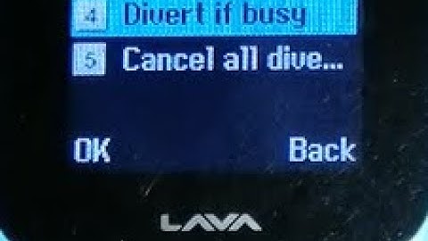call forward if busy activate !! lava a1 mobile me call divert kaise kare