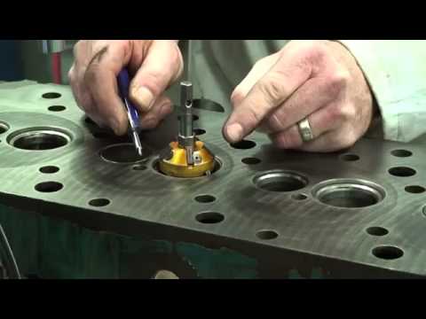 Cylinder Head Valve Seat Cutting Youtube