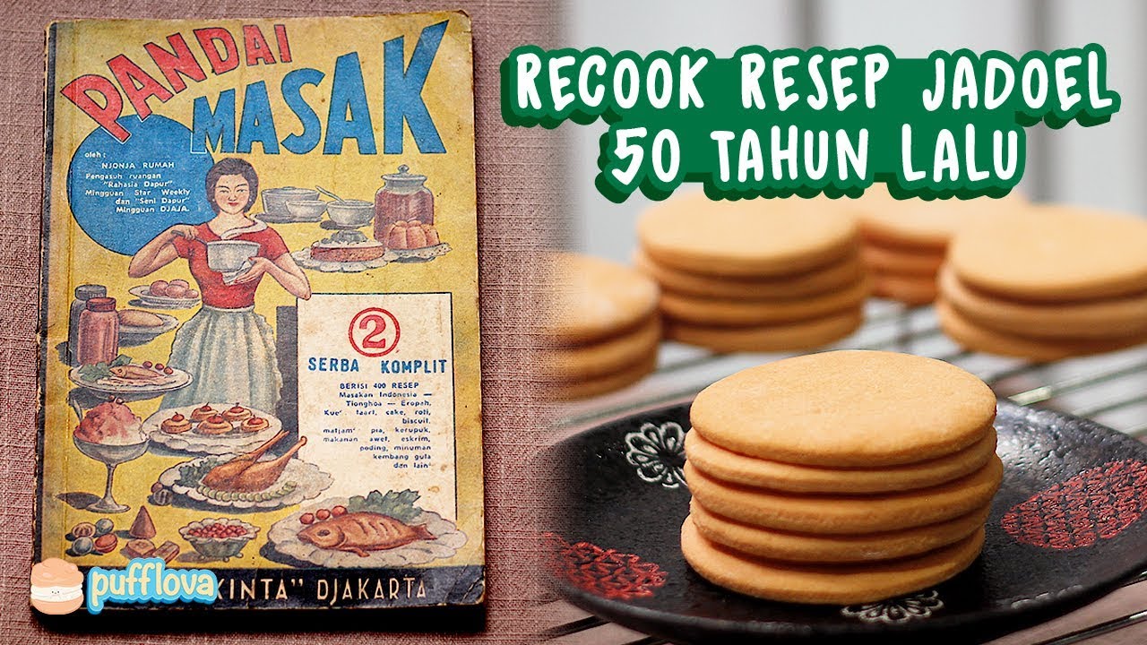 MEMBUAT RESEP JADOEL BISKUIT MARI TAHUN 1965 | RESEP JADOEL #1