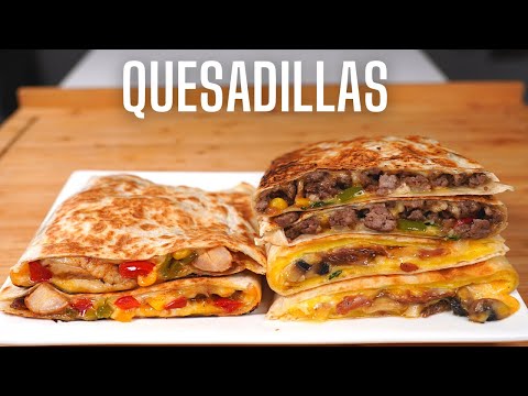 Vidéo: Quesadillas Au Poulet, Bacon Et Avocat