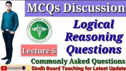 MCQs Discussion Logical Reasoning Questions #mdcat #ecat