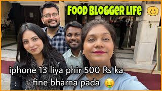 iphone 13 liya phir 500 ka fine bharna pada | restaurant review |fooodblogger lifestyle #vlog