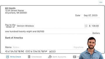 Getting started with Check Writer - iPhone/iPad