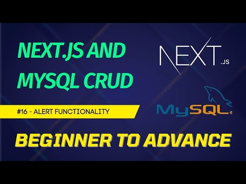 NEXTJS + MYSQL